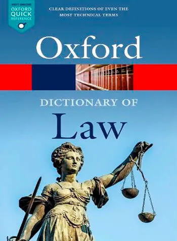 A Dictionary of Law (Jonathan Law 2023)